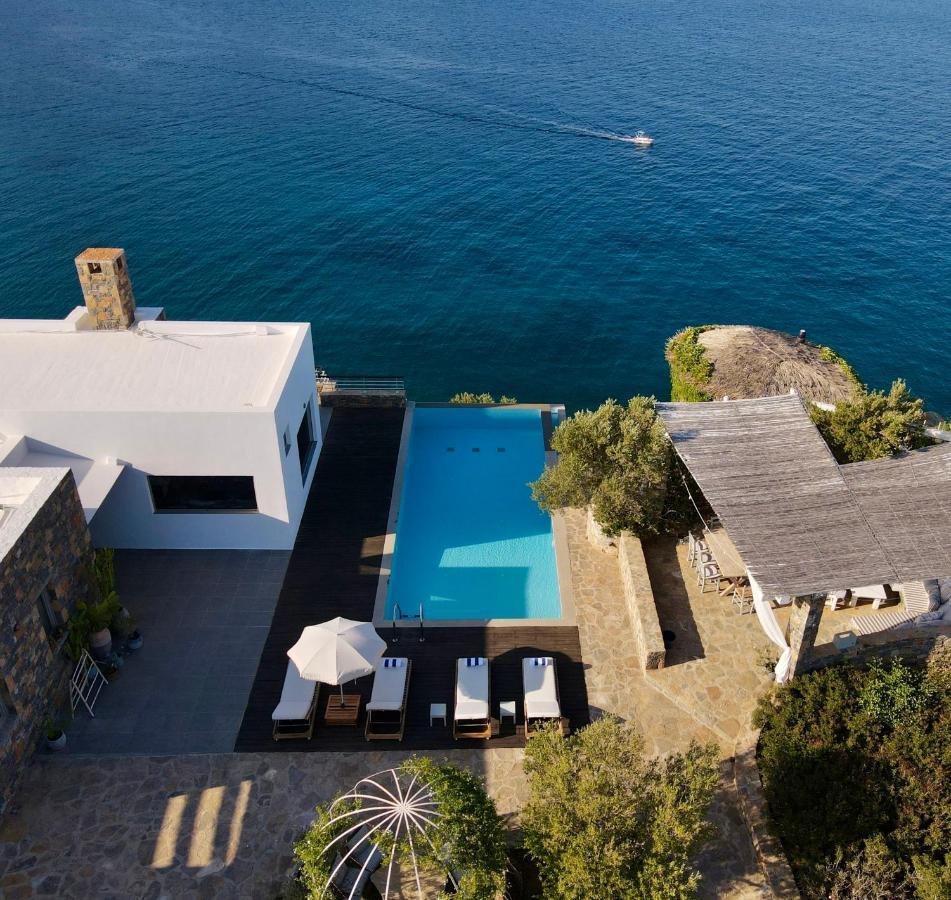 Villa Aiolos: Above The Sea, Within Agios Nikolaos Bagian luar foto