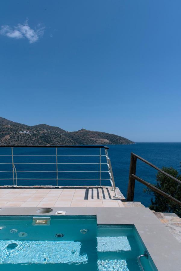 Villa Aiolos: Above The Sea, Within Agios Nikolaos Bagian luar foto