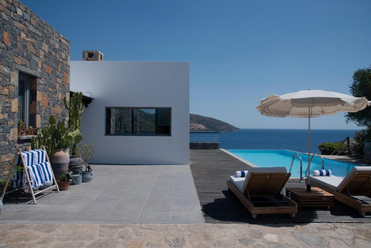 Villa Aiolos: Above The Sea, Within Agios Nikolaos Bagian luar foto