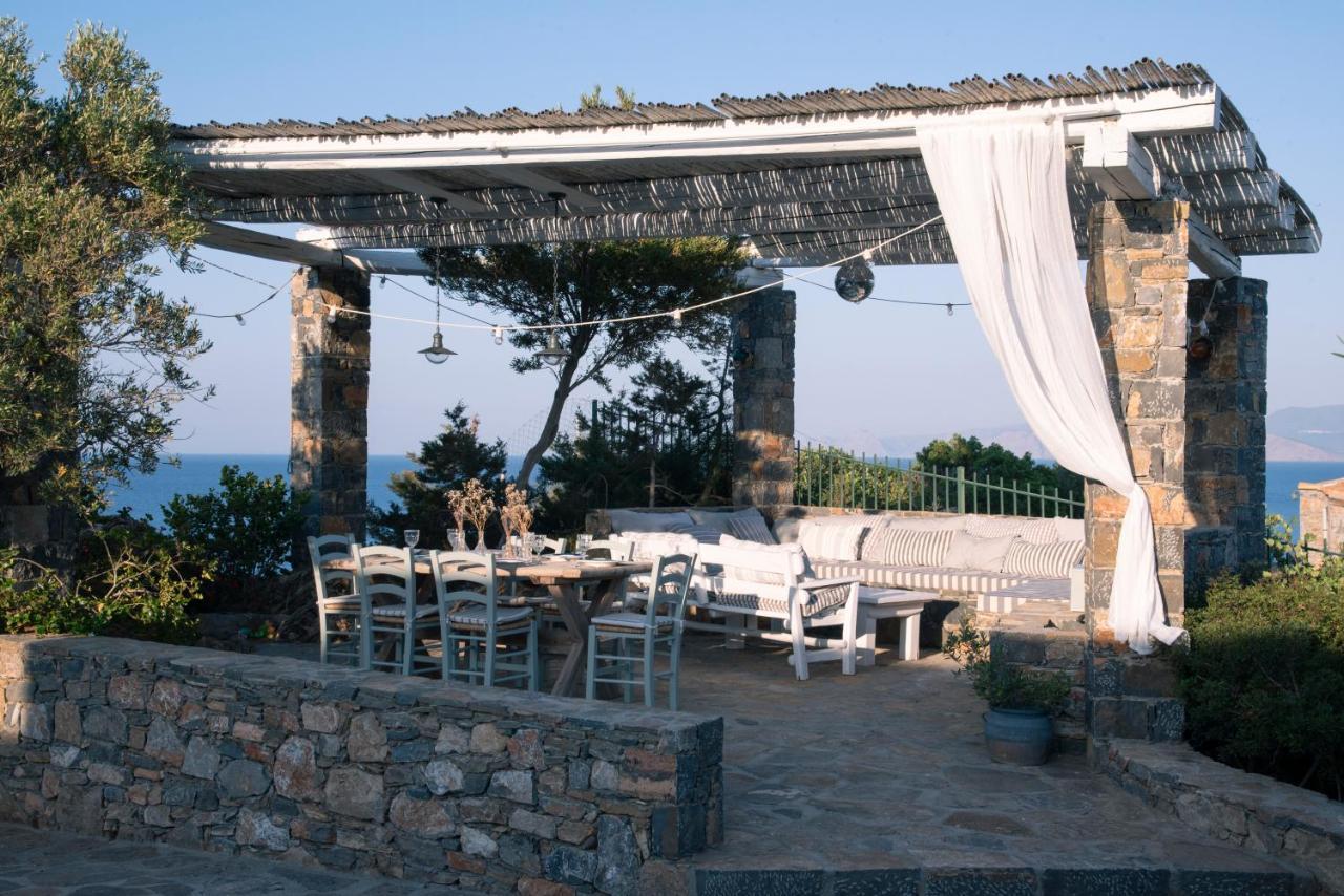 Villa Aiolos: Above The Sea, Within Agios Nikolaos Bagian luar foto