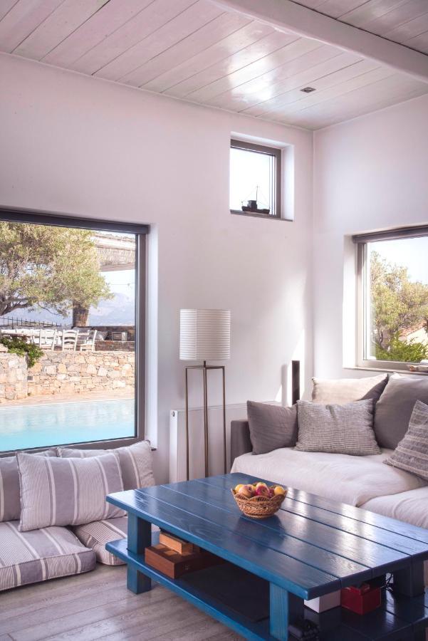 Villa Aiolos: Above The Sea, Within Agios Nikolaos Bagian luar foto