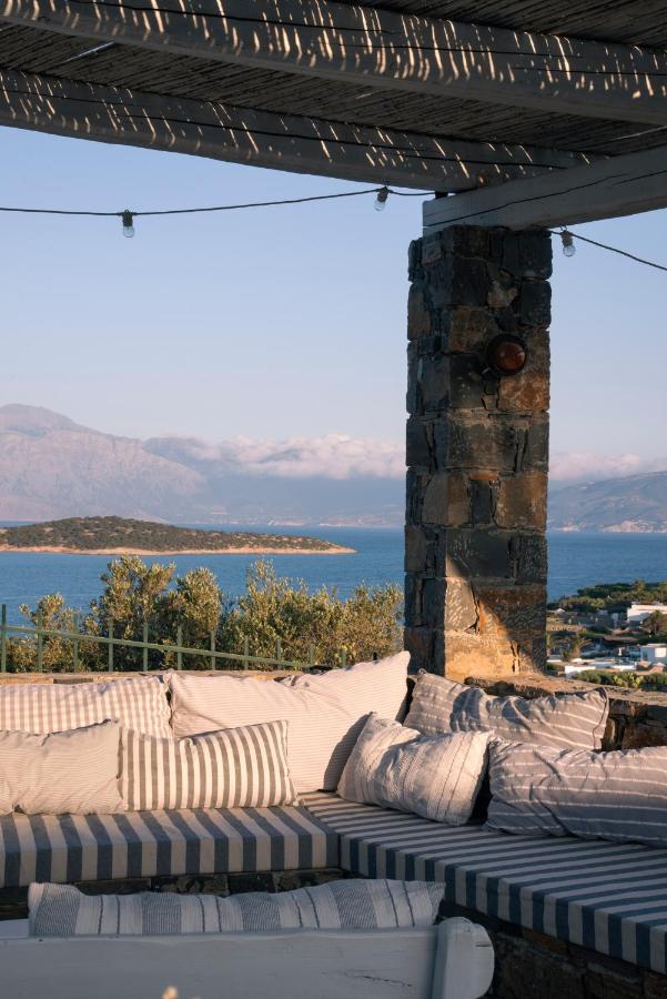 Villa Aiolos: Above The Sea, Within Agios Nikolaos Bagian luar foto